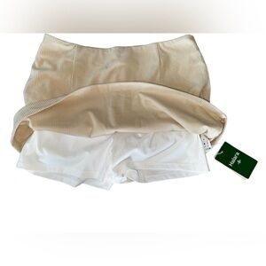 Elegant Cream Mini Skirt